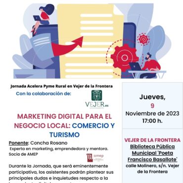 INVITACION VEJER DE LA FRONTERA. MARKETING DIGITAL PARA EL NEGOCIO LOCAL COMERCIO Y TURISMO (1)